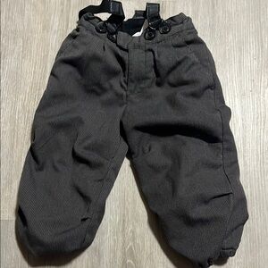4/$30 H&M Dark Gray Pinstripe Pants 12-18M